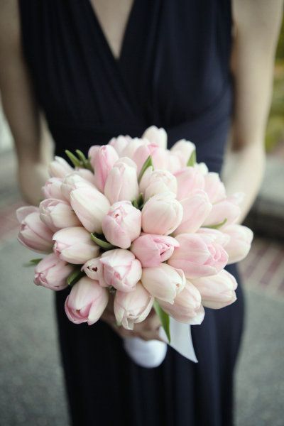 ramo de novia tulipanes 7 de flors